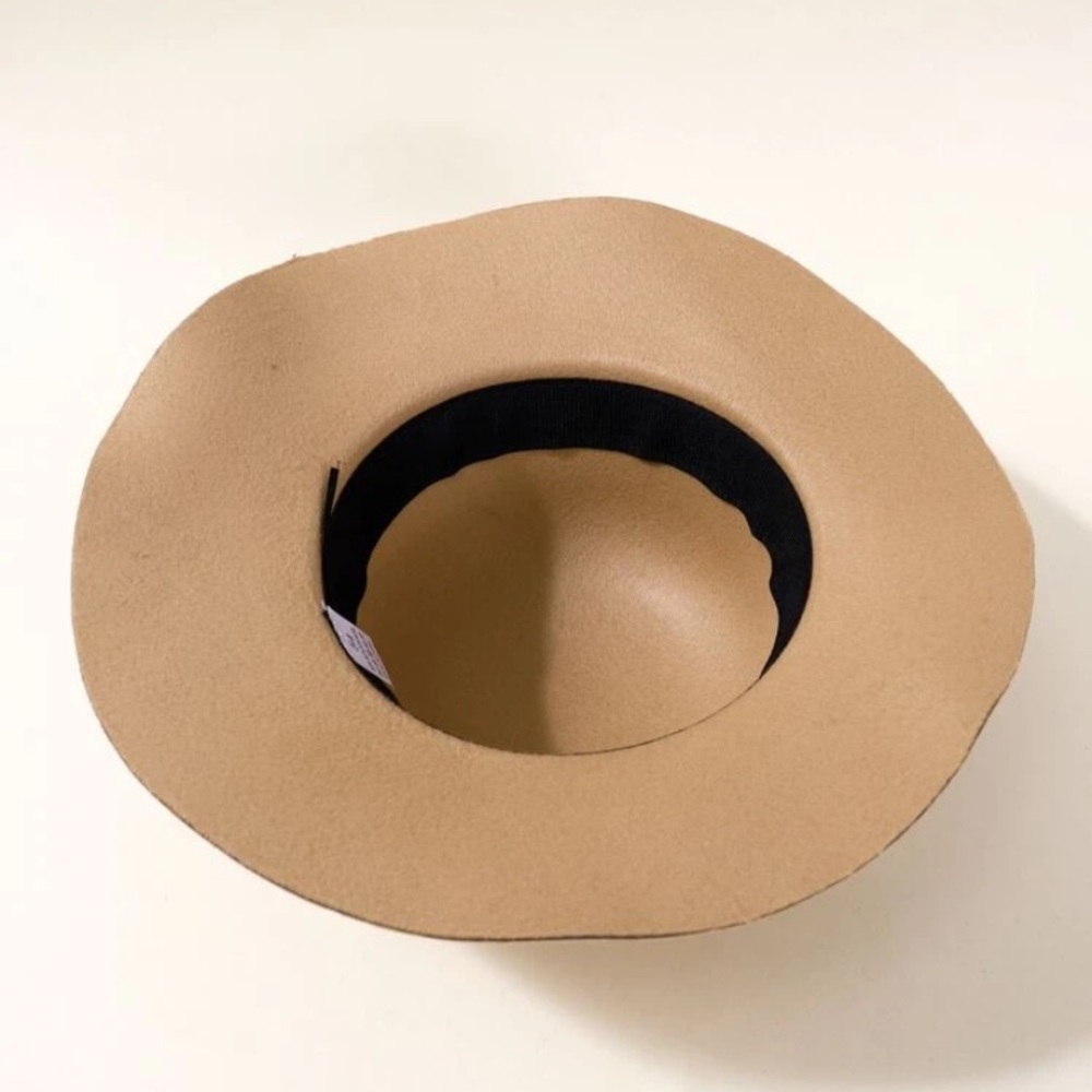 Kids cute girl tan floppy hat. OS NWT - Picture 3 of 6